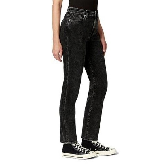 Buffalo David Bitton | Black Jayden High-Rise Straight-Cut Jeans - Women Size 29 - Picture 3 of 10